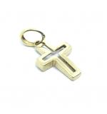 Crucifixos de ouro 18k - Vazado - 2CZO0303 Crucifixos de ouro 18k - Vazado - 2CZO0303