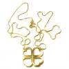 Gargantilha em ouro 18k - Feminina - Trevo c/ diamantes Gargantilha em ouro 18k - Feminina - Trevo c/ diamantes