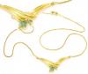 Gargantilha em ouro 18k - Feminina - com esmeraldas Gargantilha em ouro 18k - Feminina - com esmeraldas