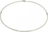 Gargantilha em ouro branco 18k -Aro articulado