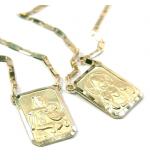Escapulário em ouro amarelo 18k - 2CLO Escapulário em ouro amarelo 18k - 2CLO