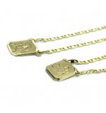 Escapulário em ouro amarelo 18k - 2GRO0188 Escapulário em ouro amarelo 18k - 2GRO0188