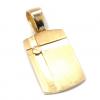 Pingente em ouro amarelo 18k - Placa