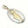 Medalha de ouro amarelo 18k - N.Sra.das Gra�as