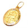 Medalha de S�o Jorge em ouro 18k