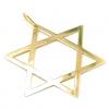 Pingente Estrela de David em ouro amarelo 18k