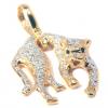Pingente em ouro amarelo 18k - Pantera