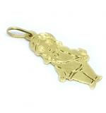Pingente em ouro amarelo 18k - Boneca - 2PEO0115 Pingente em ouro amarelo 18k - Boneca - 2PEO0115