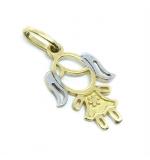 Pingente em ouro 18k - Boneca - 2PEO0118 Pingente em ouro 18k - Boneca - 2PEO0118