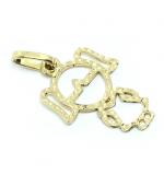 Pingente em ouro 18k - Boneca - 2PEO0120 Pingente em ouro 18k - Boneca - 2PEO0120