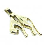 Pedantife de ouro amarelo 18k - Pantera - 2PEO0122 Pedantife de ouro amarelo 18k - Pantera - 2PEO0122