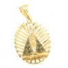 Pingente em ouro amarelo 18k com safiras - N. Sra. Aparecida Pingente em ouro amarelo 18k com safiras - N. Sra. Aparecida