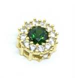 Pingente em ouro 18k com zirconias - 2PIZ0035 Pingente em ouro 18k com zirconias - 2PIZ0035