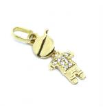 Pingente em ouro 18k - Boneco - 2PIZ0072 Pingente em ouro 18k - Boneco - 2PIZ0072