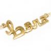 Pingente "meu nome" em ouro 18k - para at� 5 letras