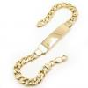 Pulseira masculina em ouro amarelo 18k