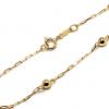 Pulseira de bolinhas infantil em ouro 18k