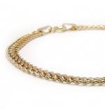 Pulseira feminina em ouro amarelo 18k - Esteira Pulseira feminina em ouro amarelo 18k - Esteira