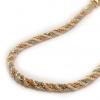Pulseira de ouro 18k tipo corda em 3 cores