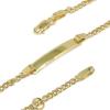 Pulseira de chapa em ouro amarelo 18k