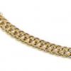 Pulseira de ouro amarelo 18k - Modelo groumet dupla