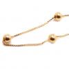 Pulseira de bolinhas infantil em ouro 18k