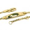 Pulseira em ouro 18k - Chapa crian�a