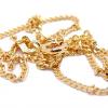 Tornozeleira em ouro amarelo 18k