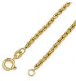 Cordão de ouro amarelo 18k - Tipo corda - Feminina - 45 cm Cordão de ouro amarelo 18k - Tipo corda - Feminina - 45 cm