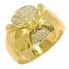 Anel em ouro 18k com brilhantes