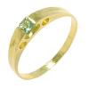 Anel em ouro amarelo 18k com top�zio