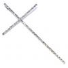 Cruz de ouro 18k com brilhantes - Palito