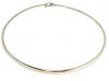 Gargantilha em ouro branco 18k -Aro articulado