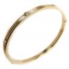Bracelete em ouro amarelo e branco 18k -