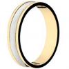 Alian�a de ouro amarelo e branco 18k-Unidade