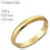 Alian�a em ouro amarelo 18k - pre�o unit�rio