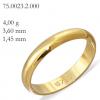 Alian�a de ouro amarelo 18k - pre�o unit�rio