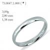 Alian�a anat�mica de ouro 18k-Pre�o unit�rio