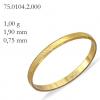 Alian�a em ouro 18k - Trabalhada-Pre�o unit�rio
