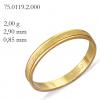 Alian�a de ouro 18k - Trabalhada-Pre�o unit�rio