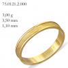 Alian�a de ouro 18k - Trabalhada-Pre�o unit�rio
