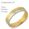 Alian�a anat�mica em ouro 18k-P. unit�rio