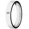 Alian�a em ouro 18k c/ brilhante-Unidade