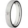 Alian�a em ouro 18k c/ brilhante-Unidade