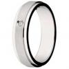 Alian�a em ouro 18k com brilhante-Unidade