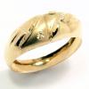 An�is em ouro amarelo 18k - J�ia trabalhada