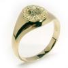 Anel de brilhantes em ouro 18k - N.Sra.das Gra�as