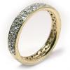 Alian�a de brilhantes IRENE em ouro 18k - diamantes