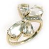 Anel NINA de brilhantes em ouro 18k c/zirconia