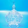 Bombonierre de cristal Polon�s Violetta de 18 cm